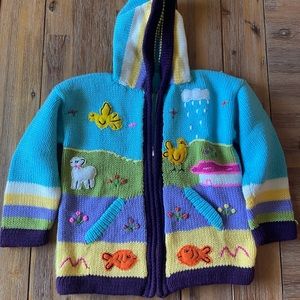 Handmade sweater cardigan